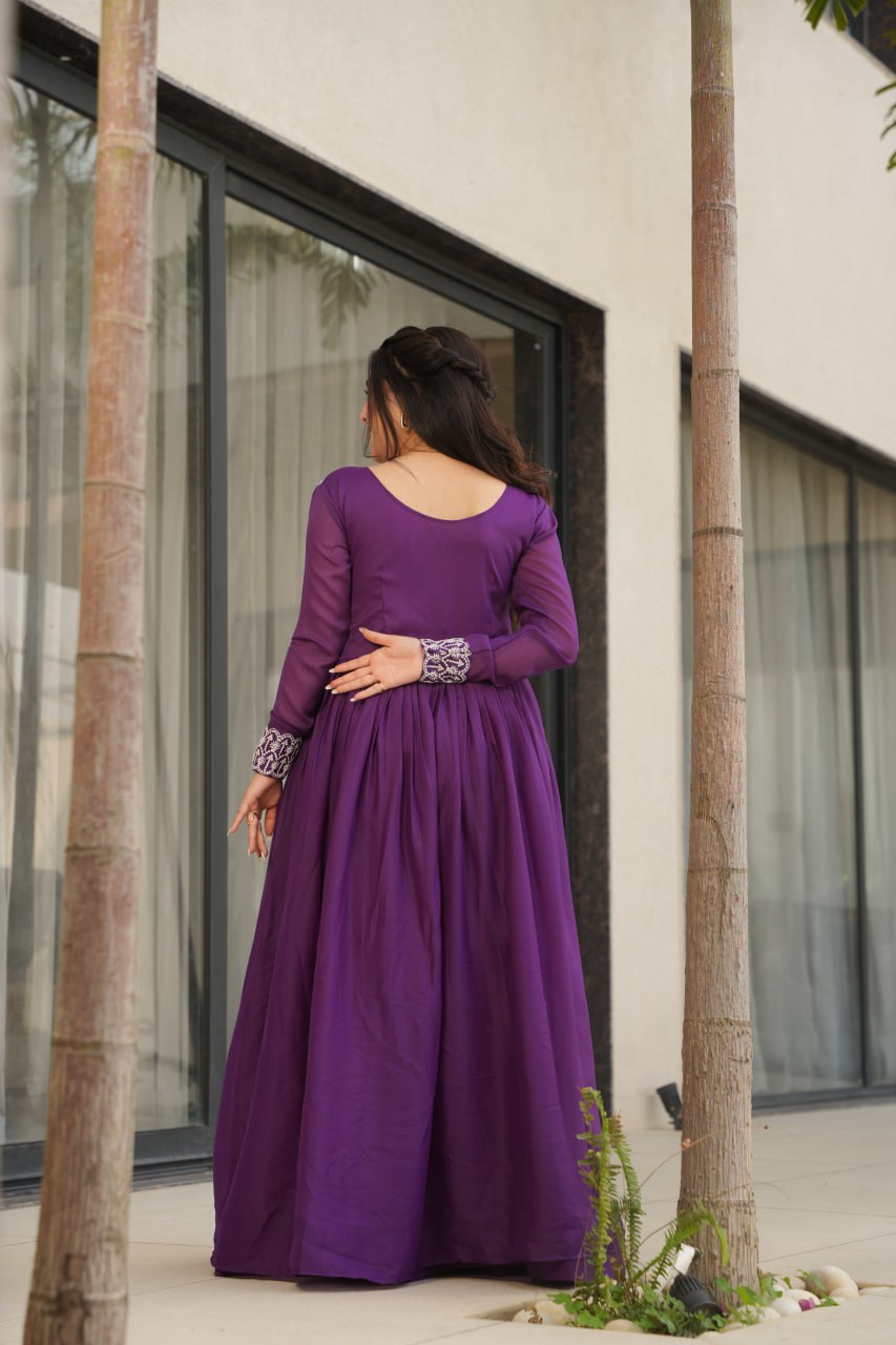 Double Flair Gown - Designer Gown Collection