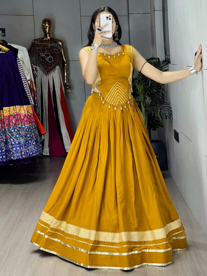 RangBhoomi Ethnic Women Lehenga with Fancy Top — Festive Navratri & Dandiya Set