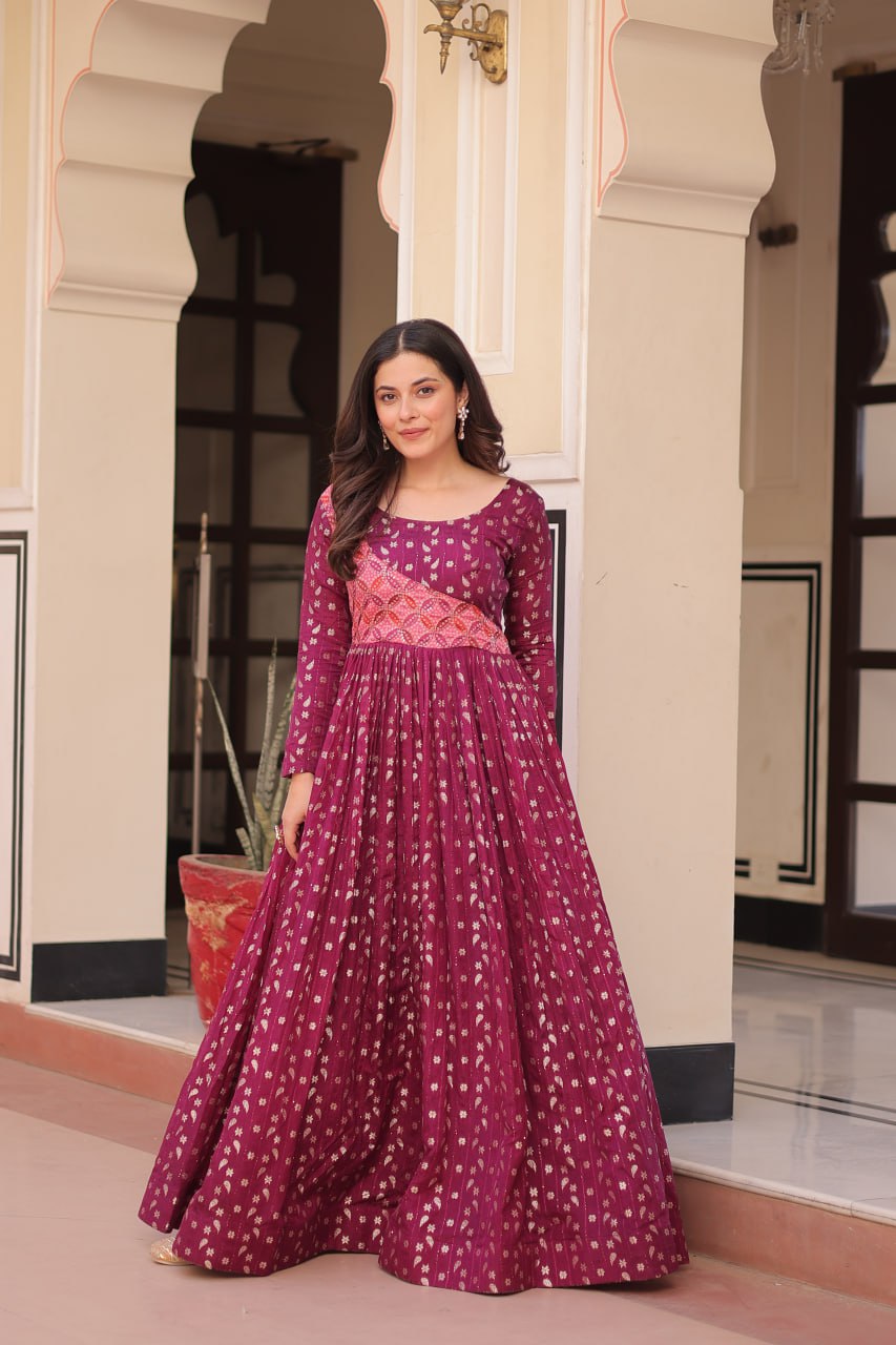 Weave Elegance Gown