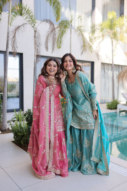 RangBhoomi Premium Designer Ready-to-Wear Top, Sharara, and Dupatta Collection 2026