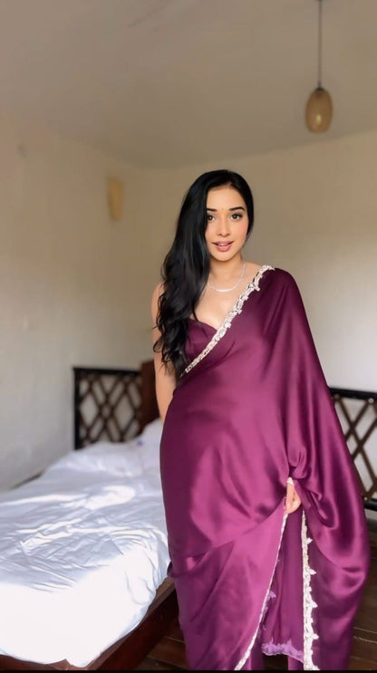 Elegant Ready To Wear Saree - Rangoli Silk