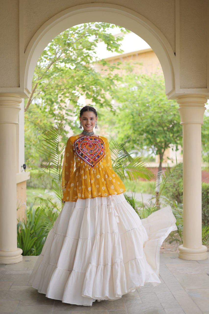 RangBhoomi Navratri Lehenga Choli Collection 2026 – Full-Stitched Festive Set