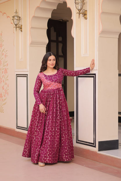 Weave Elegance Gown