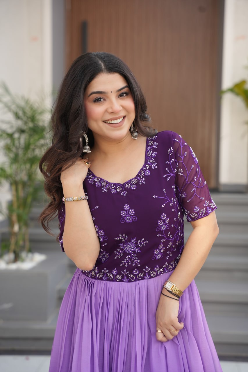 Exquisite Floral Gown