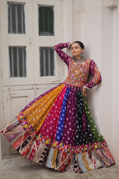 RangBhoomi Navratri Lehenga Choli - Georgette Printed Festive Set