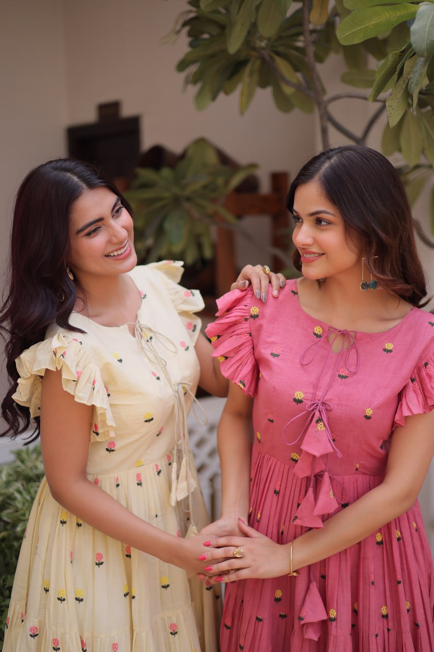 RangBhoomi Premium Designer Ready-Made Cotton Embroidered Kurti Collection 2026