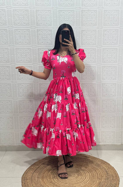 Real Own Modeling New Super Trendy Dress