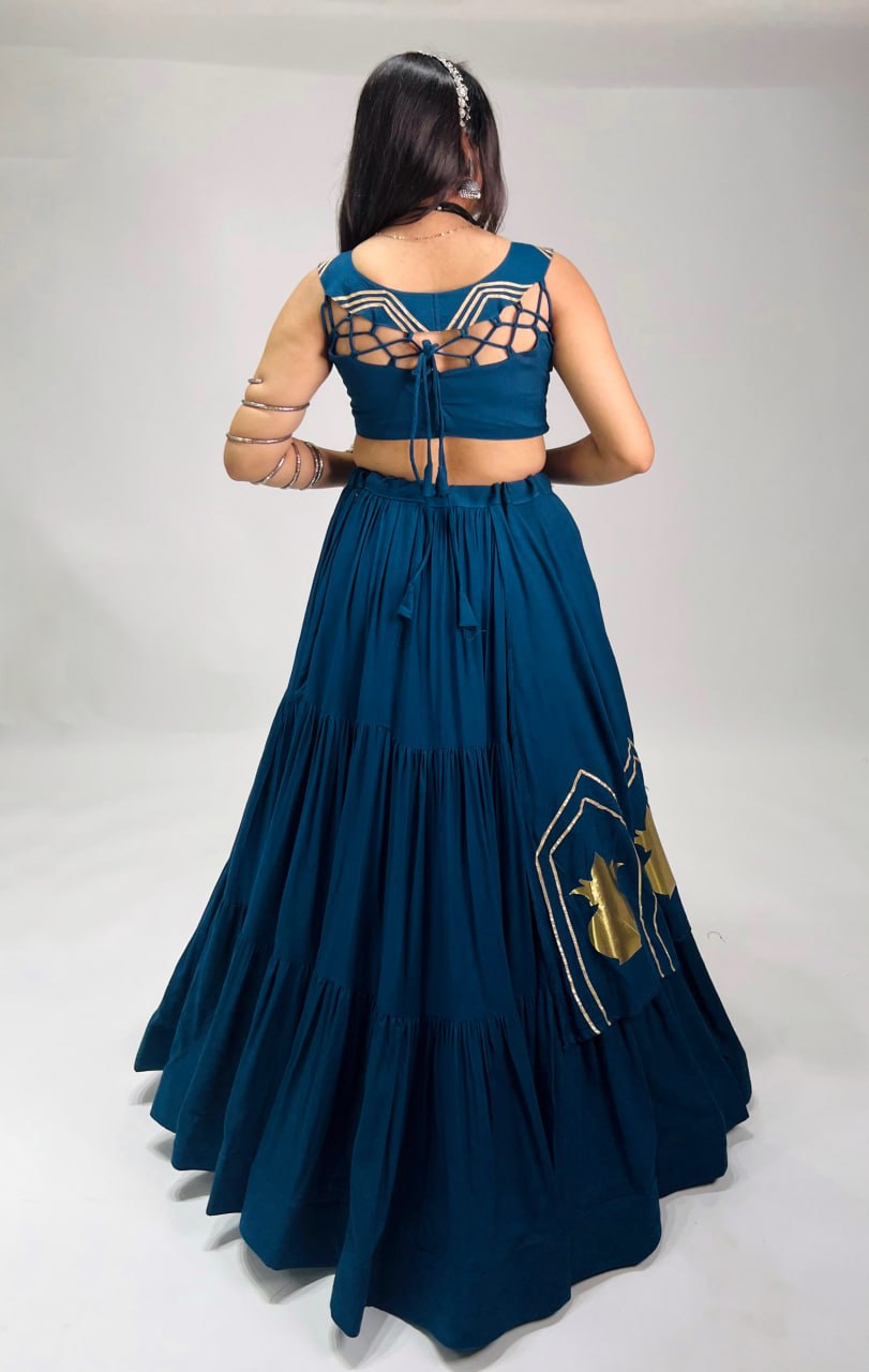 RangBhoomi CHITRA Ethnic Cotton Lehenga Set — Navratri Collection