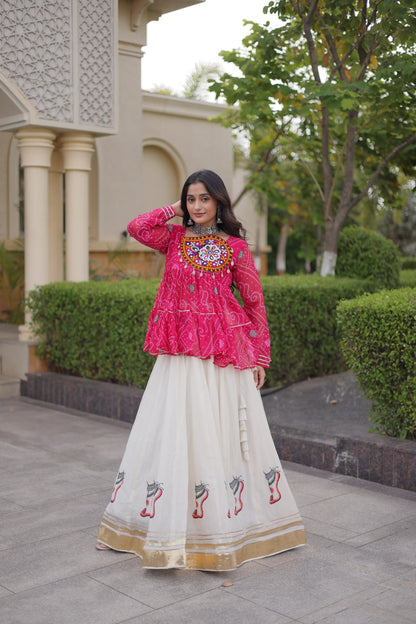 RangBhoomi Navratri Lehenga Choli Collection 2026 - Festive Full-Stitched Set