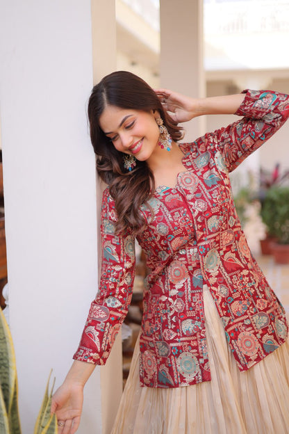 RangBhoomi Premium Ready-to-Wear Lehenga Choli Collection 2026 - Elegant Full-Stitched Ensemble