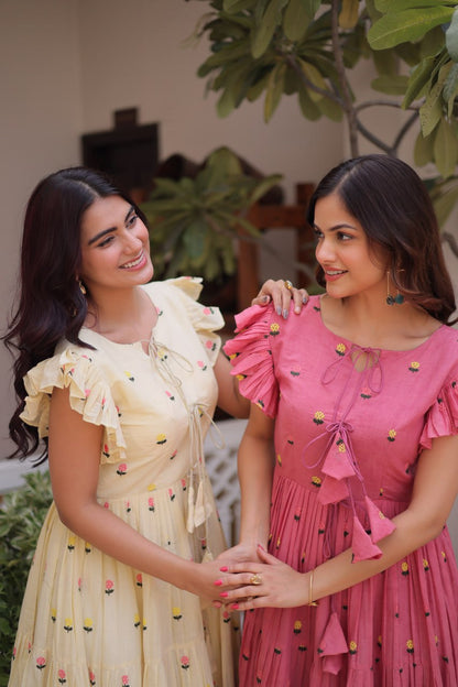 RangBhoomi Premium Designer Ready-Made Cotton Embroidered Kurti Collection 2026