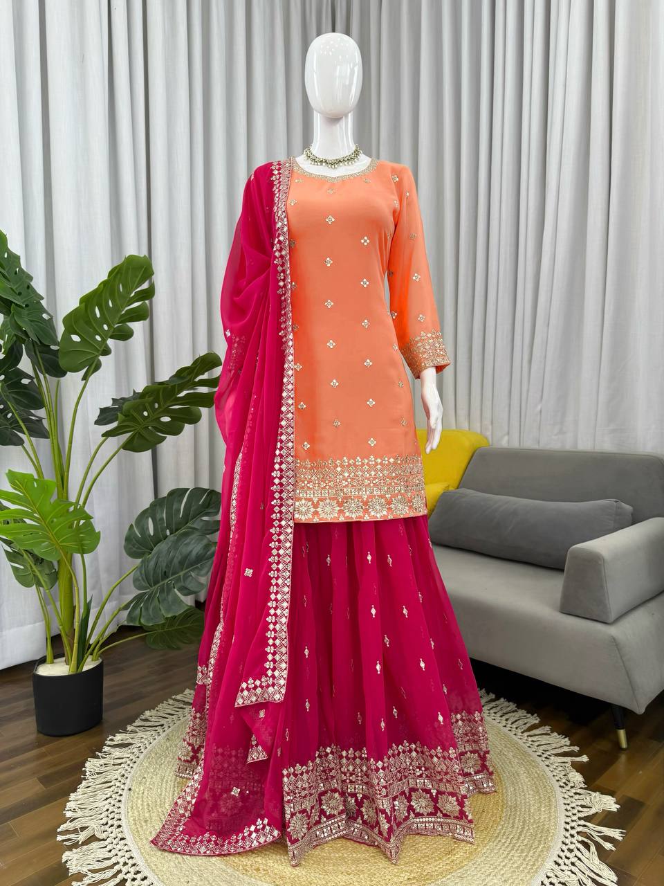 Premium Designer SP Series Ensemble – Real-Model Showcase by RangBhoomi