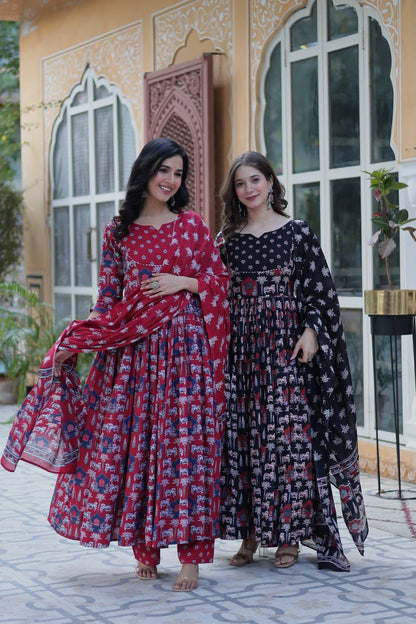 Premium Ready-Made Kurti with Pant & Dupatta Set