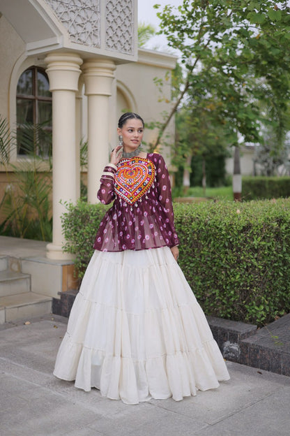 RangBhoomi Navratri Lehenga Choli Collection 2026 – Full-Stitched Festive Set
