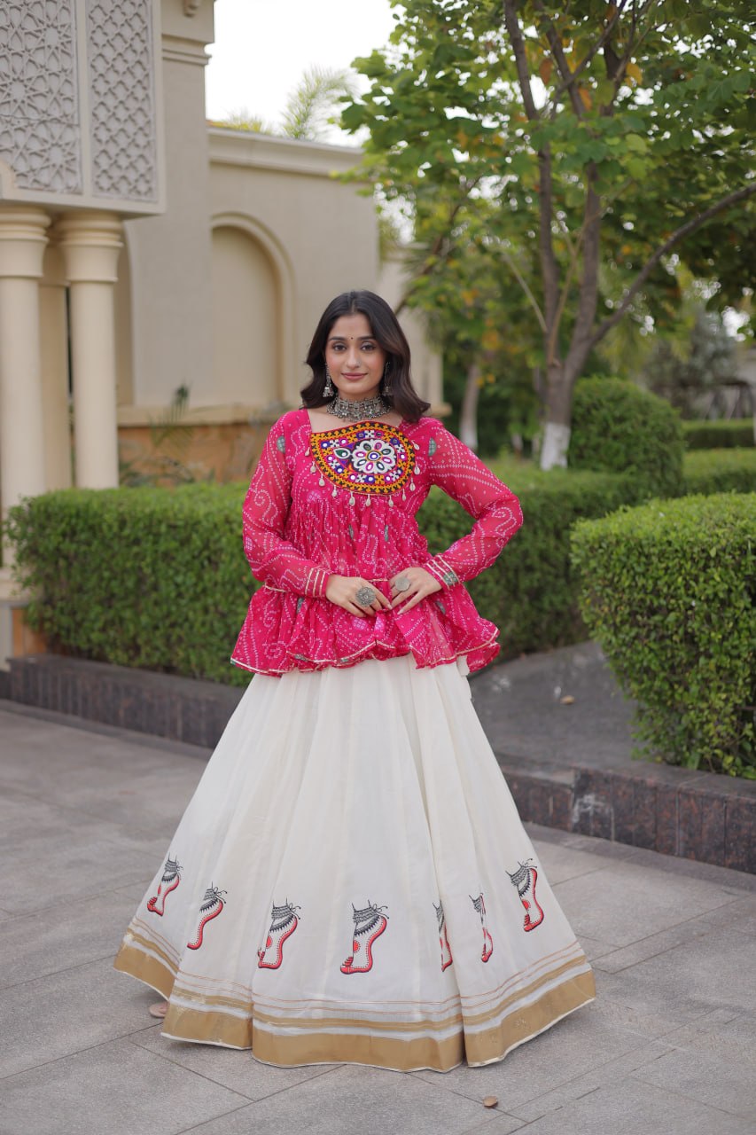 RangBhoomi Navratri Lehenga Choli Collection 2026 - Festive Full-Stitched Set