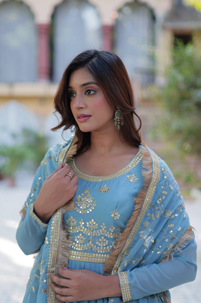 Full Flair Gown: Indian Wedding & Party Wear