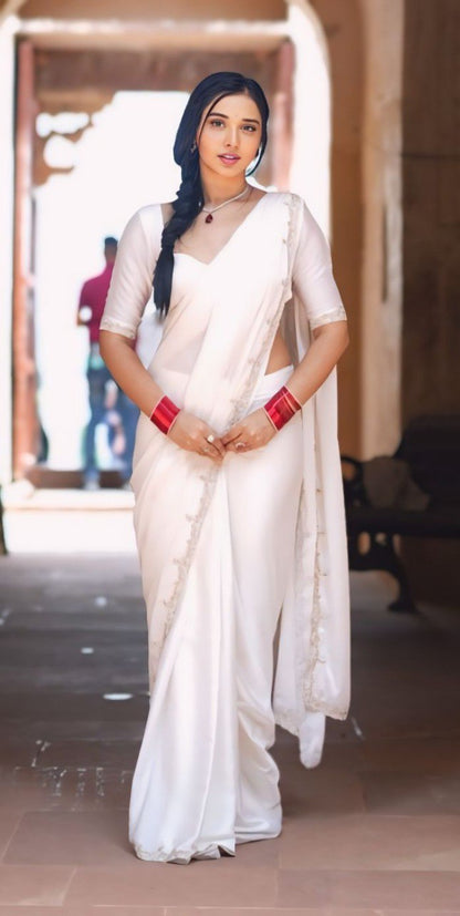 Elegant Ready To Wear Saree - Rangoli Silk