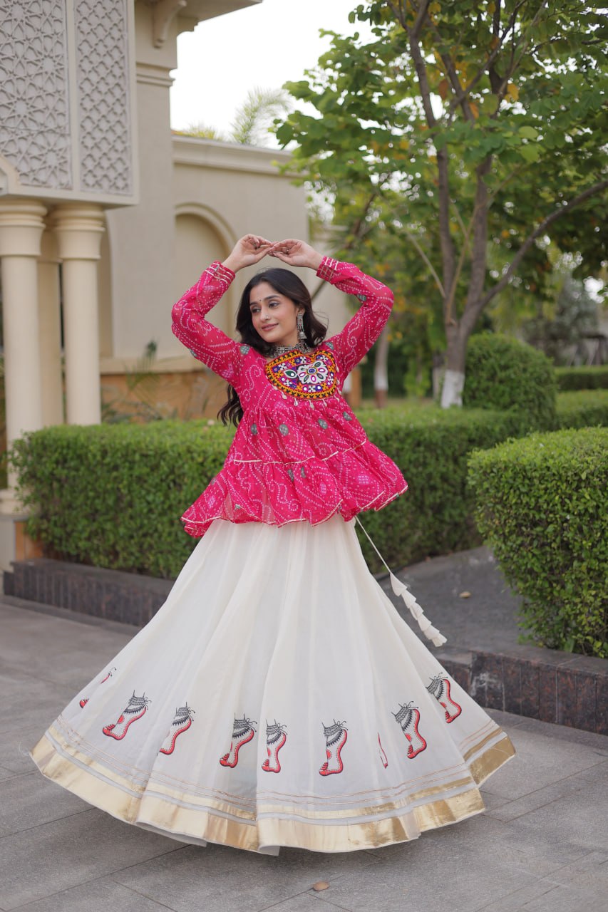 RangBhoomi Navratri Lehenga Choli Collection 2026 - Festive Full-Stitched Set