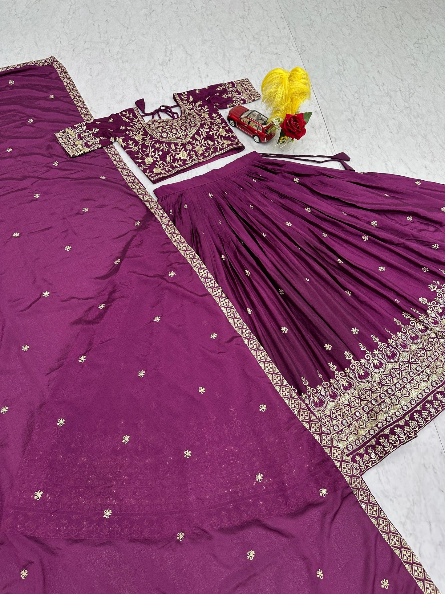 RangBhoomi New Festival Lehenga Choli with Heavy Embroidery and Sequence Work