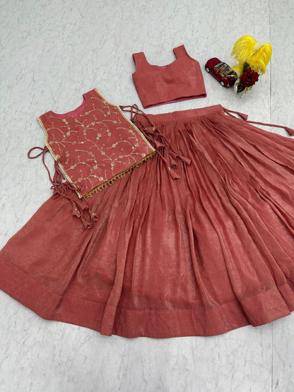 Exclusive Festival Launch Premium Lengha Choli Set with Embroidered Jacket