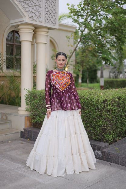 RangBhoomi Navratri Lehenga Choli Collection 2026 – Full-Stitched Festive Set