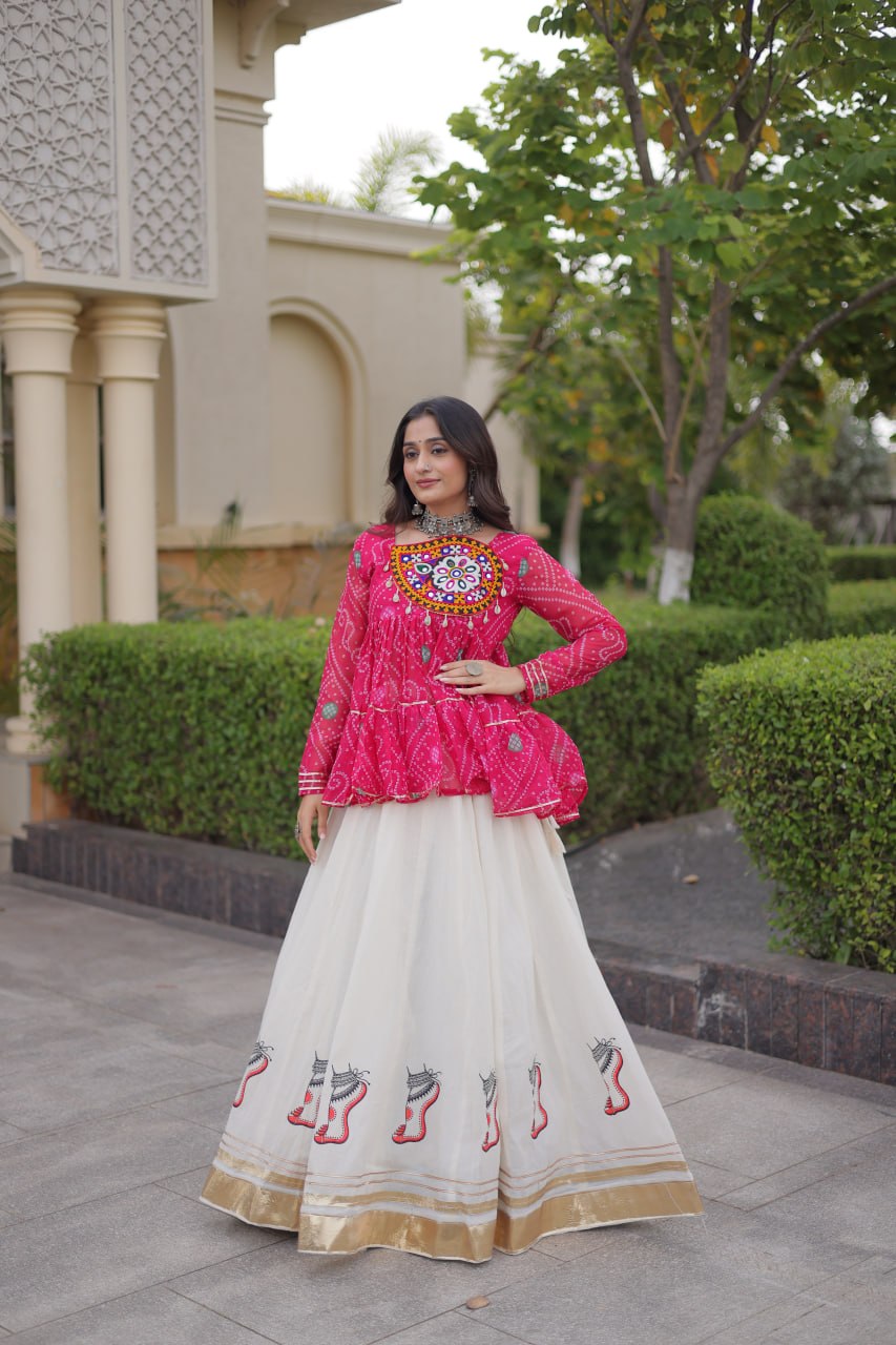 RangBhoomi Navratri Lehenga Choli Collection 2026 - Festive Full-Stitched Set