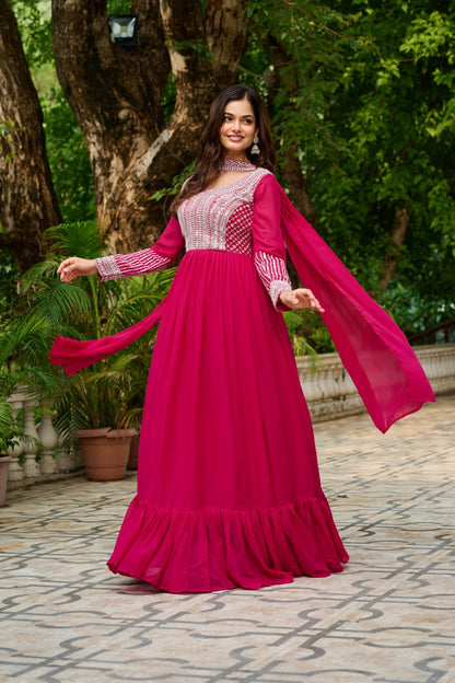 Elegant Ready-Made Gown | Designer Collection