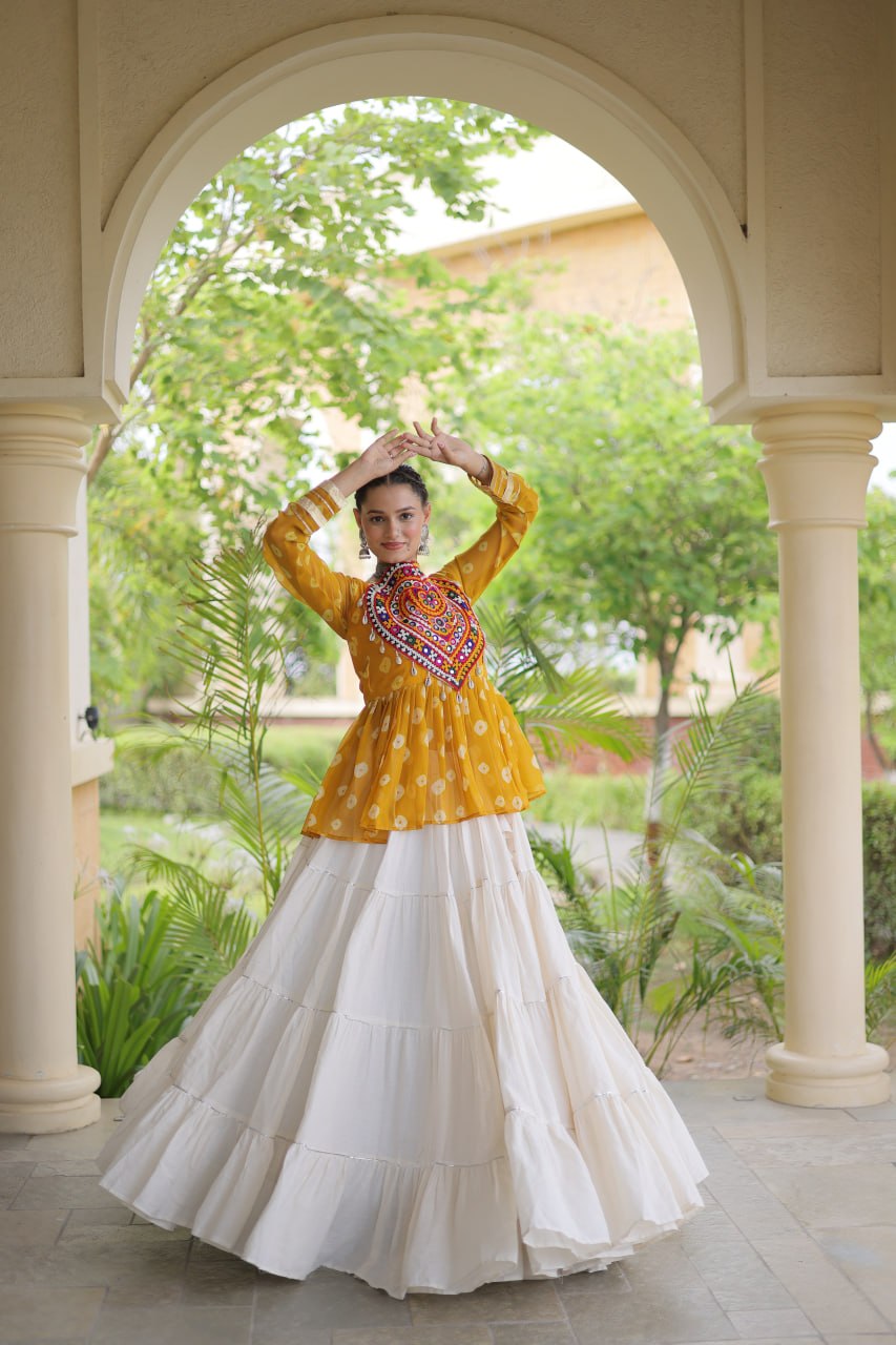 RangBhoomi Navratri Lehenga Choli Collection 2026 – Full-Stitched Festive Set