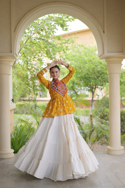 RangBhoomi Navratri Lehenga Choli Collection 2026 – Full-Stitched Festive Set
