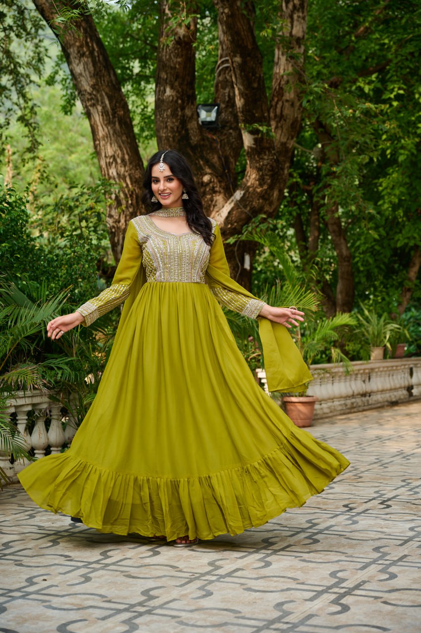 Elegant Ready-Made Gown | Designer Collection