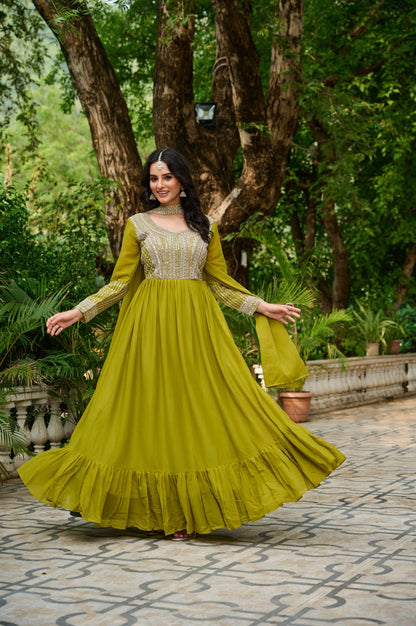 Elegant Ready-Made Gown | Designer Collection