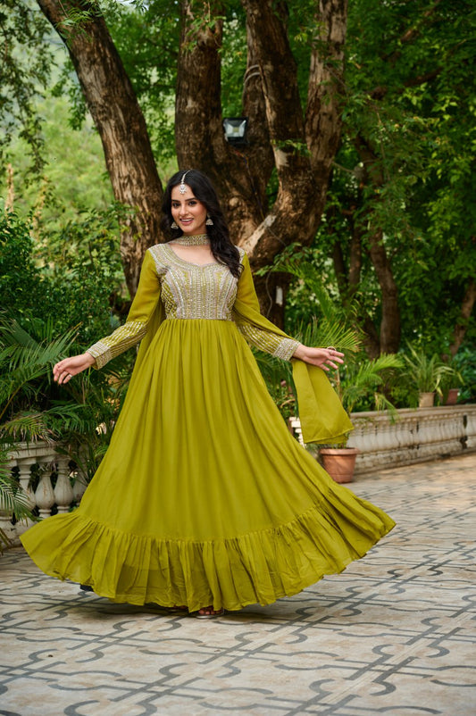 Elegant Ready-Made Gown | Designer Collection