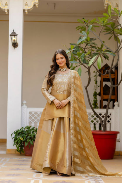 Elegant Banarasi Skirt & Lehenga With Graceful Flair And Timeless Festive