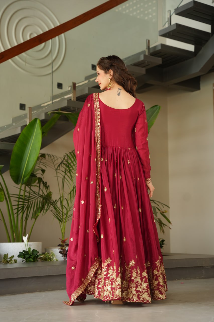 Premium Designer Gown - Exquisite Readymade Collection