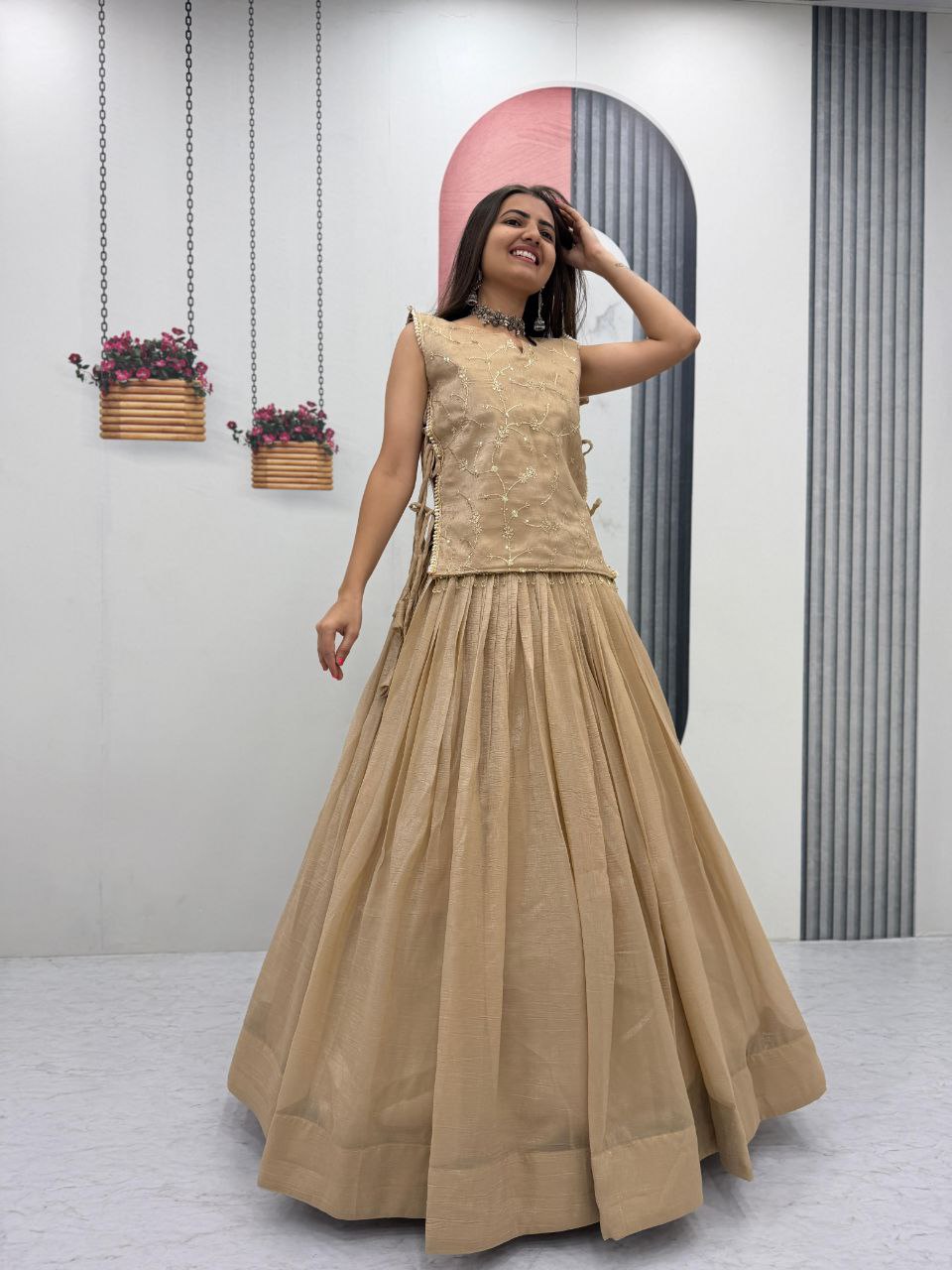 Exclusive Festival Launch Premium Lengha Choli Set with Embroidered Jacket