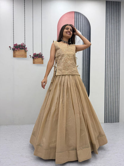 Exclusive Festival Launch Premium Lengha Choli Set with Embroidered Jacket