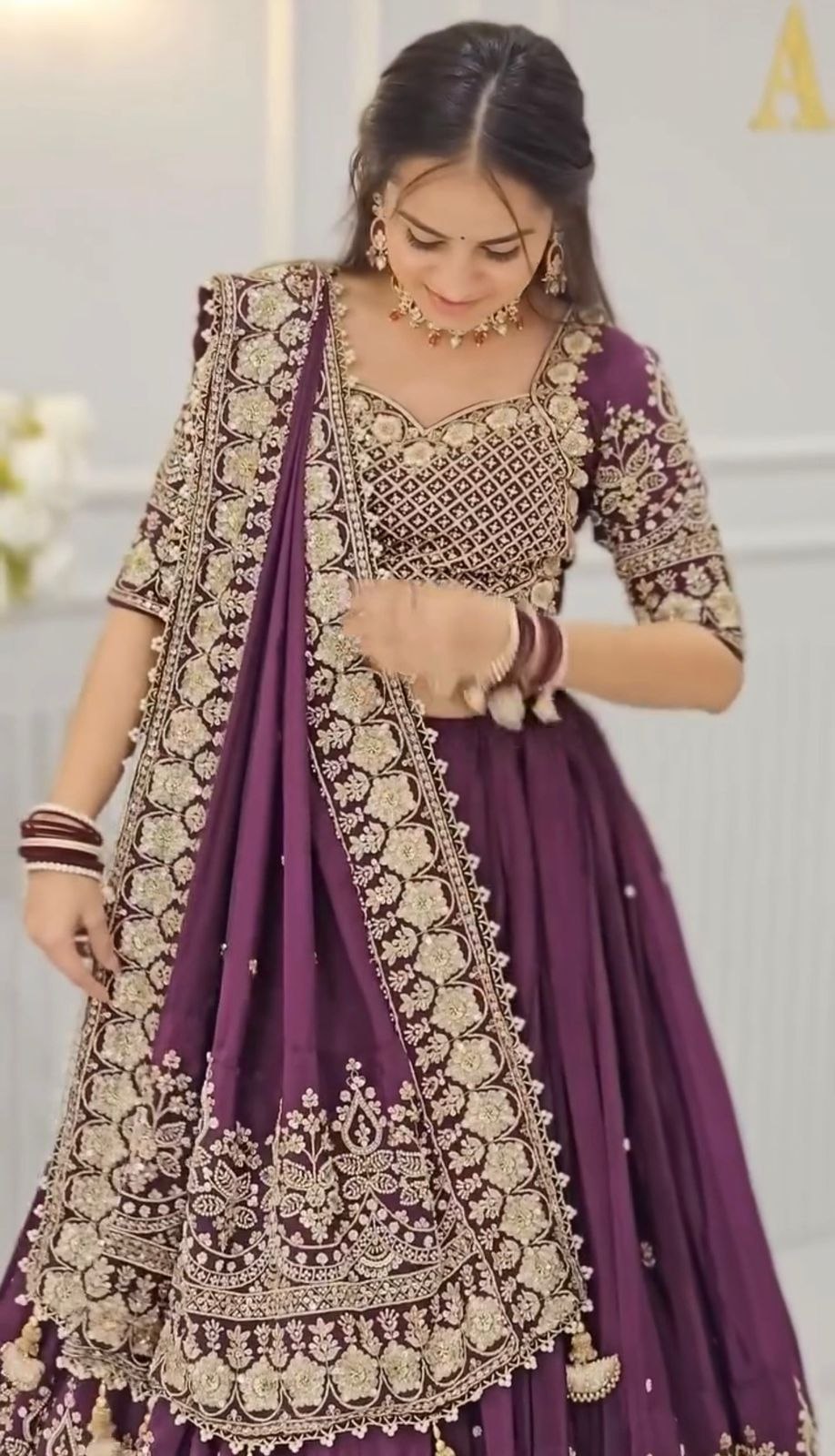 Elegant Festival Collection Lehenga Choli Set with Rich Embroidery and Glittering Sequins