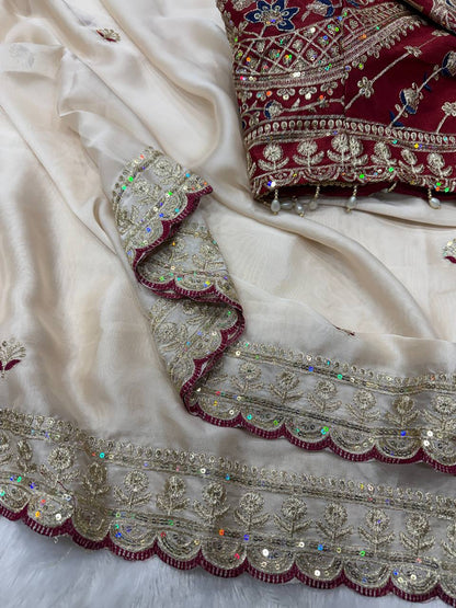 Elegant Designer Saree Collection Featuring Soft Rangoli Silk and Exquisite Sequins Embroidery