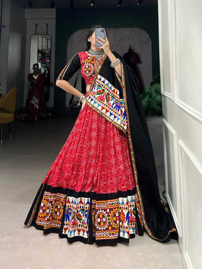 Stunning Traditional Garba Choli Embellished with Gamthi and Mirror Work – Navratri 2026 Collection