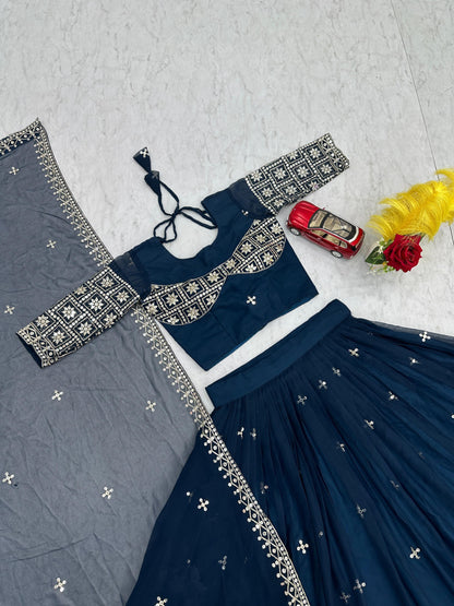 Exclusive Wedding Special Lehenga Choli by Tapi Creation – Elegant Fox Georgette Ensemble