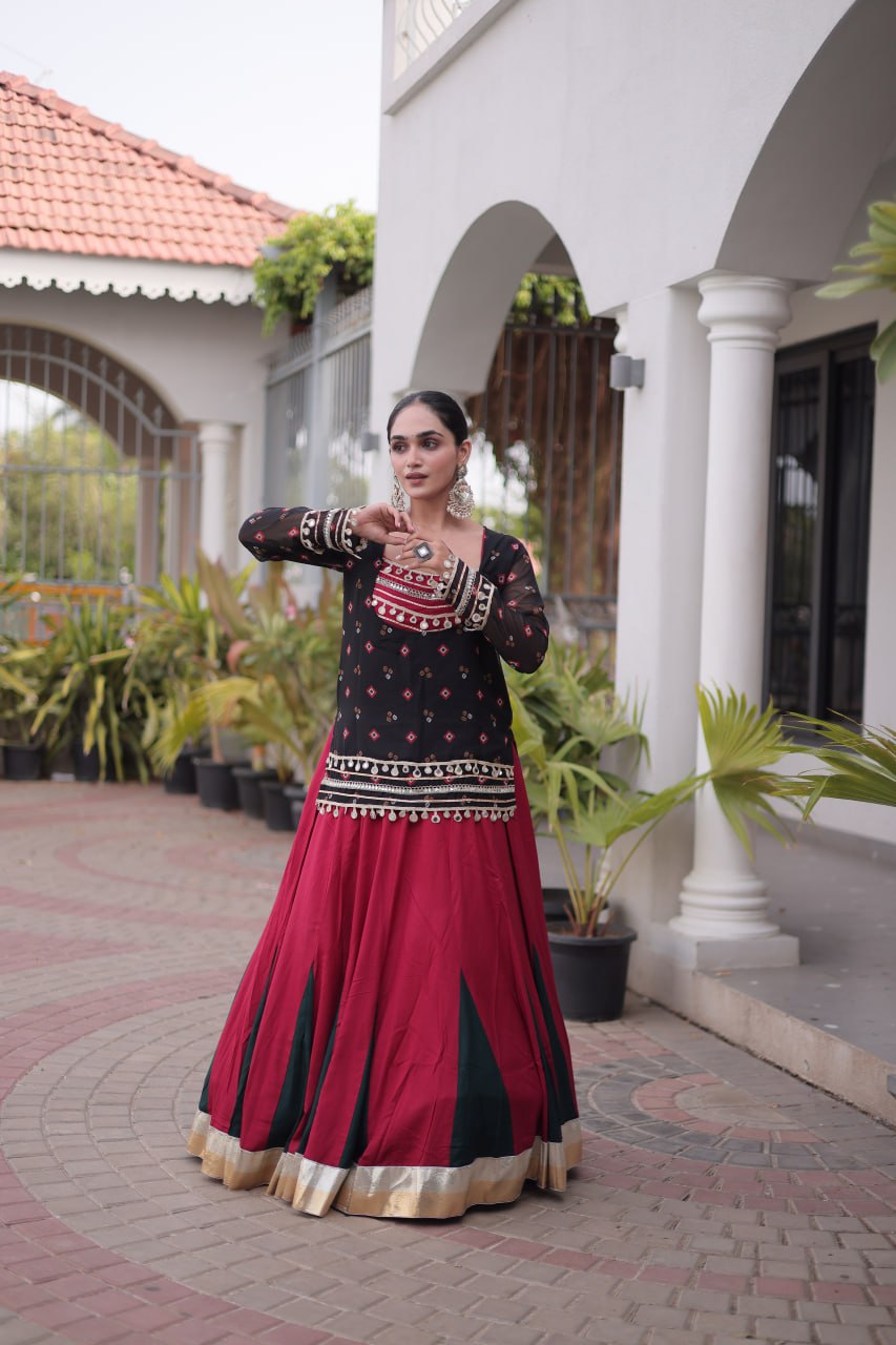 RangBhoomi Navratri Lehenga Choli Collection 2026 - Full-Stitched Festive Set
