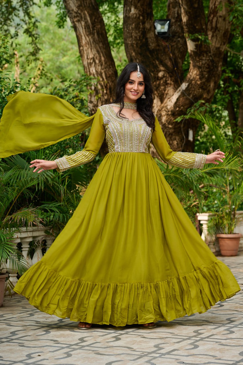 Elegant Ready-Made Gown | Designer Collection