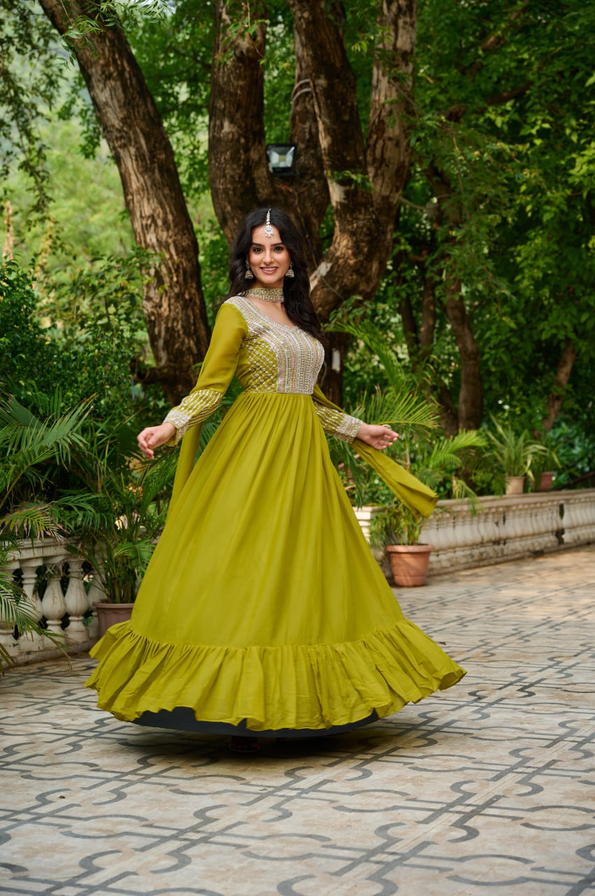 Elegant Ready-Made Gown | Designer Collection