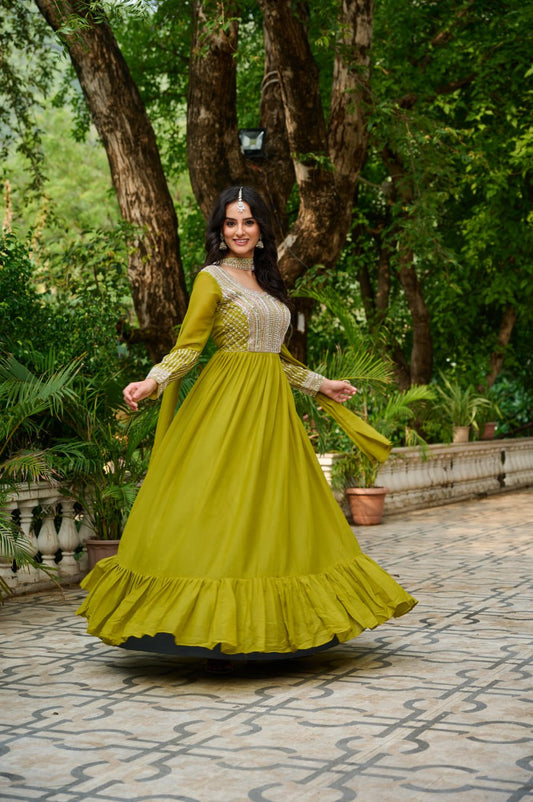 Elegant Ready-Made Gown | Designer Collection
