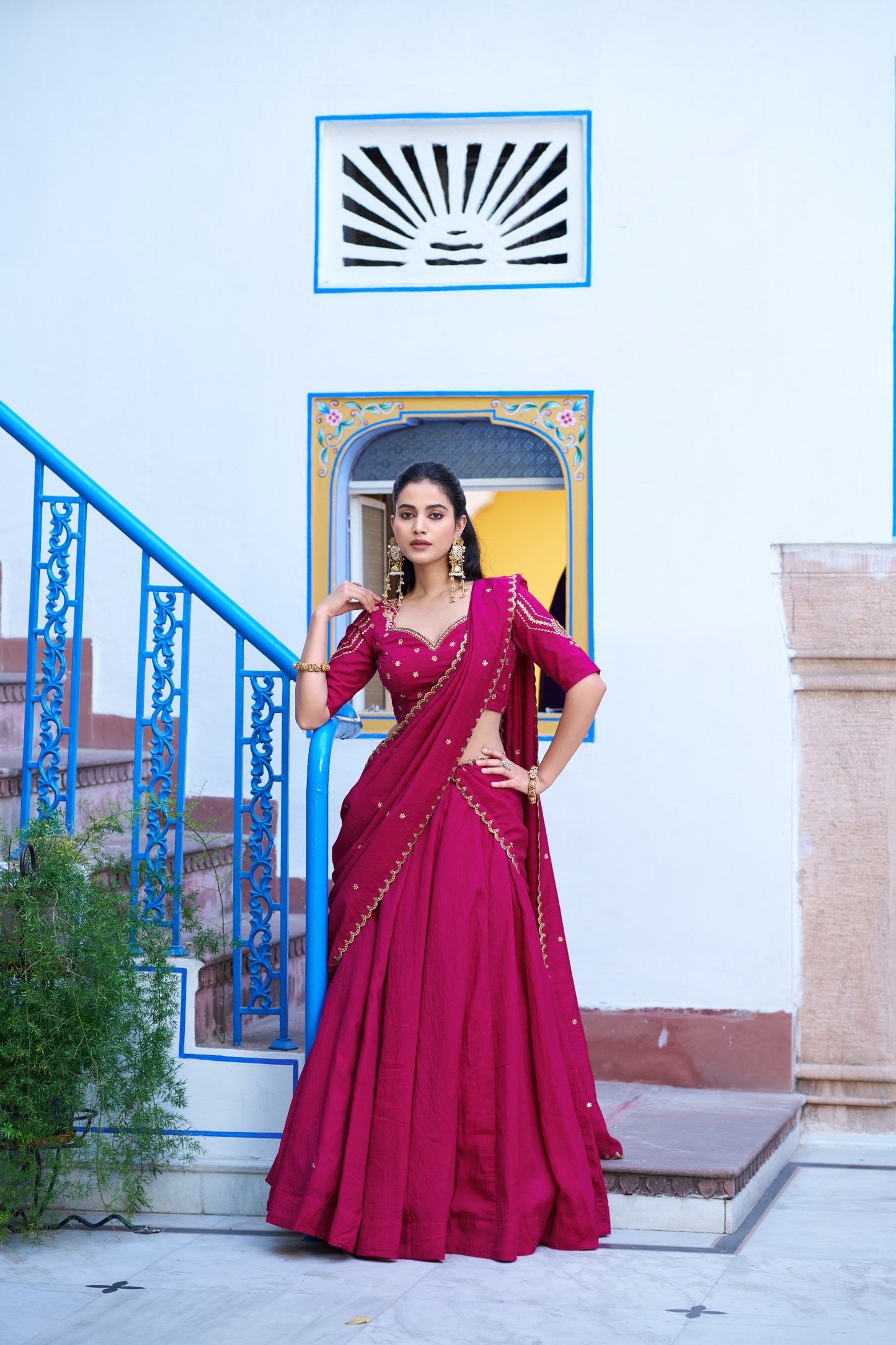 Emerald Royal Elegance – Stunning NC Silk Lehenga with Sequined Embroidery and Elegant Dupatta