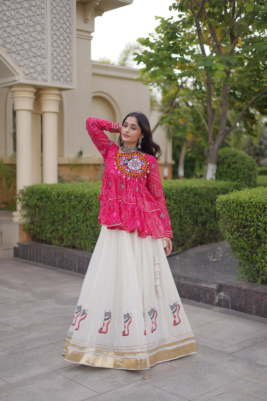 RangBhoomi Navratri Lehenga Choli Collection 2026 - Festive Full-Stitched Set