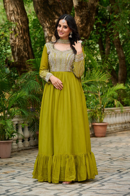 Elegant Ready-Made Gown | Designer Collection