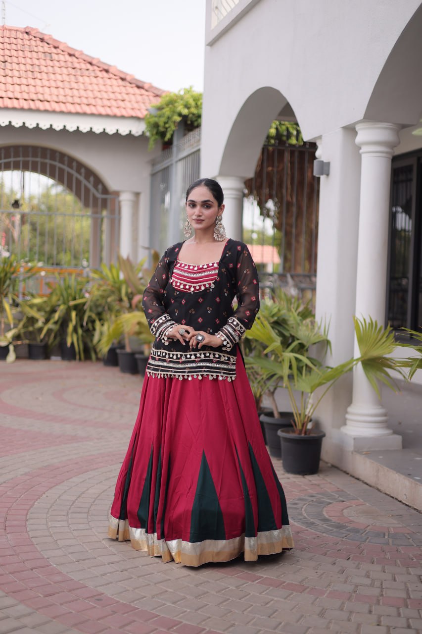 RangBhoomi Navratri Lehenga Choli Collection 2026 - Full-Stitched Festive Set