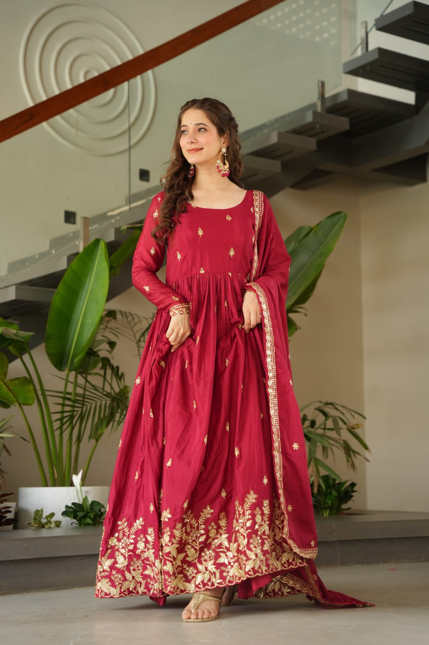 Premium Designer Gown - Exquisite Readymade Collection