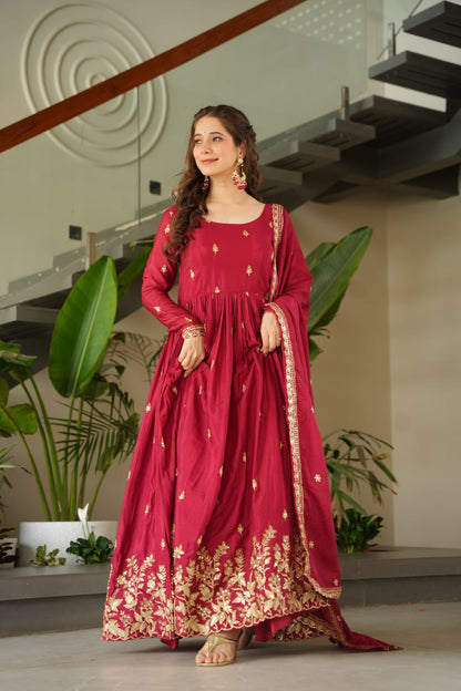 Premium Designer Gown - Exquisite Readymade Collection